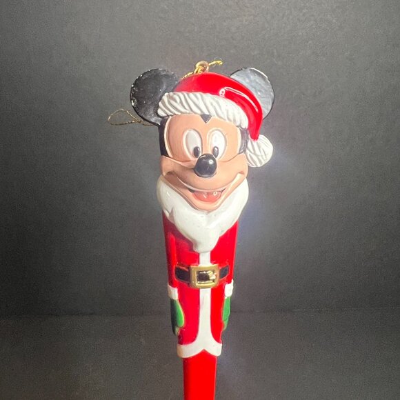 VTG Walt Disney Santa's World Kurt Adler Mickey Mouse Icicle Christmas Ornament - Picture 2 of 7
